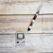 Gameboy Paci Clip + Teether